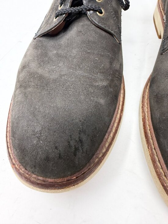 Frye men\'s shoes 11 black leather lace up derby *flaw* main image 7